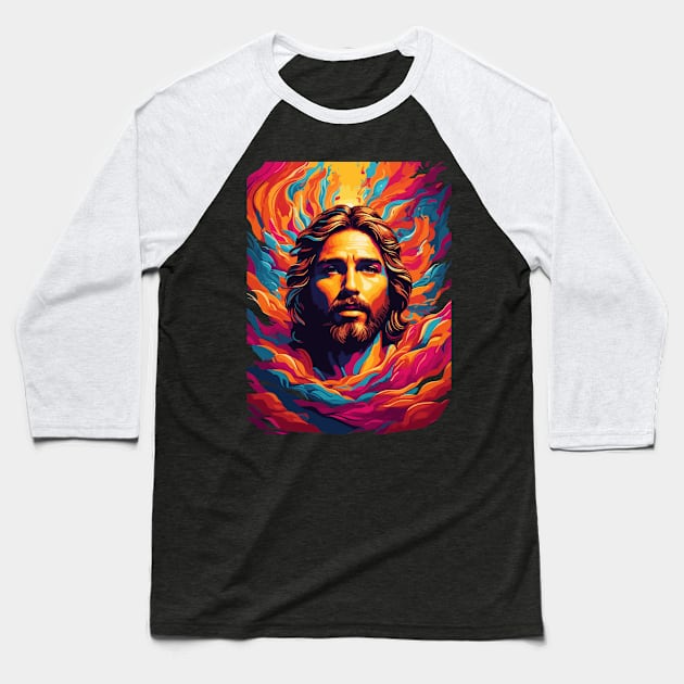 The Lord is with us Baseball T-Shirt by CatCoconut-Art